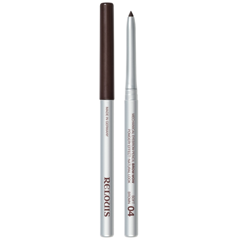 Relouis Карандаш механический для бровей BROW  WOW 04 Soft Brown Мягко-Коричн