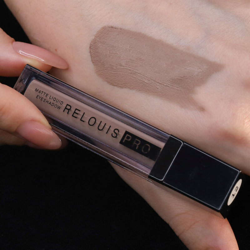 Relouis Тени д/век жидкие матовые PRO Matte Liquid Eyeshadow тон 12 Tаupe