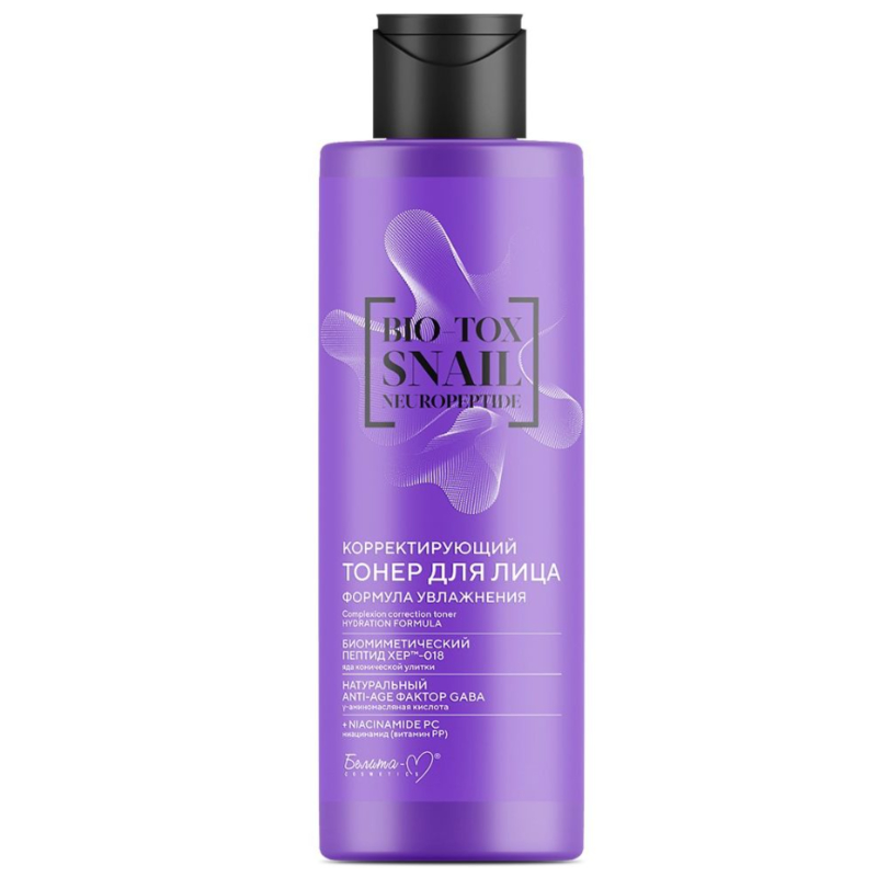 Белита-М BIO-TOX Тонер Корректирующий д/лица Формула омоложения SNAIL NEUROPEPTIDE 200мл
