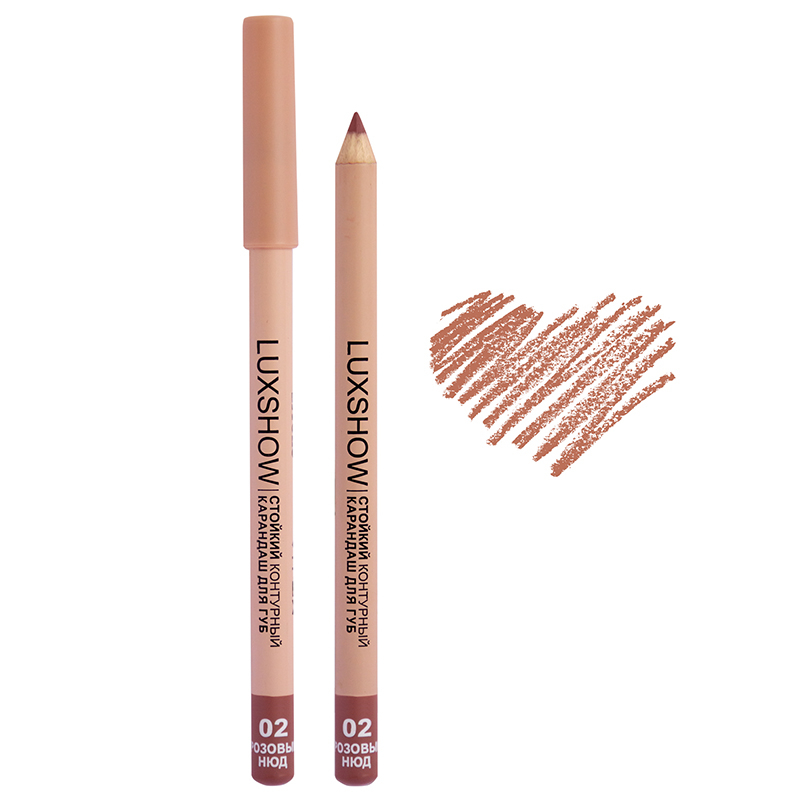 Biтэкс Крандаш д/губ Контурный Стойкий LUXSHOW 02 Розовый нюд