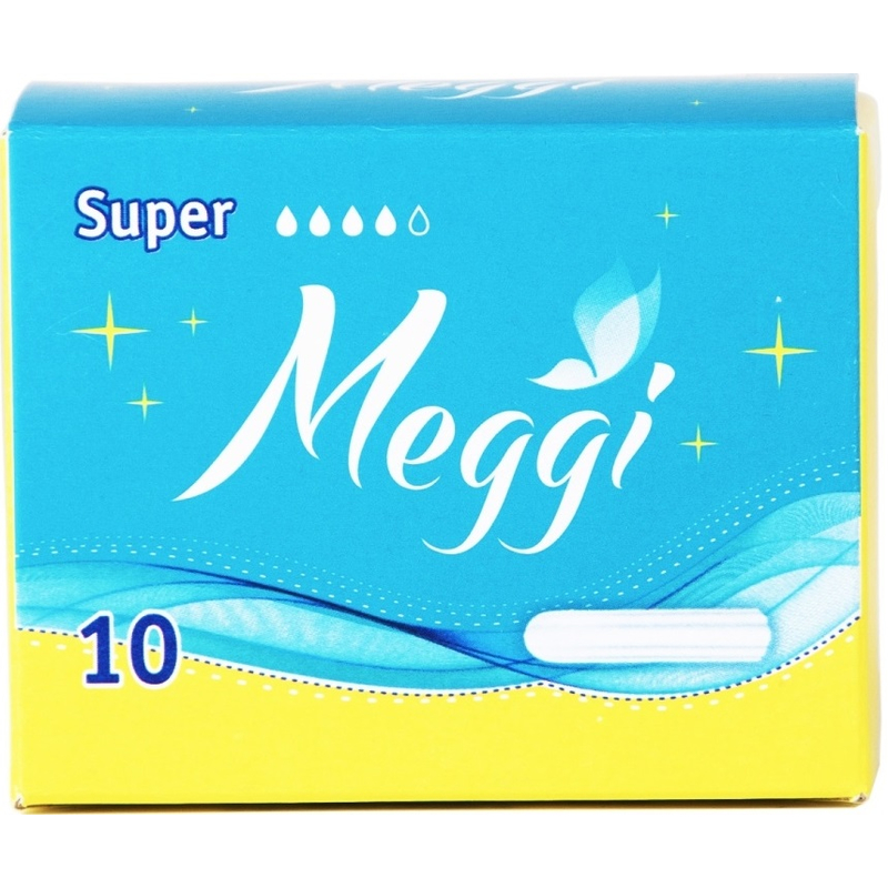 MEGGI Женские гигиенические тампоны MEGGI "SUPER-10" 10шт