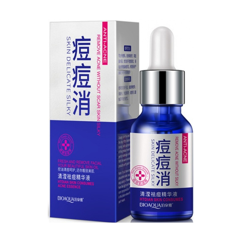 BIOAQUA ANTI-ACNE Эссенция Очищающая для лица против акне 30г 12шт/уп