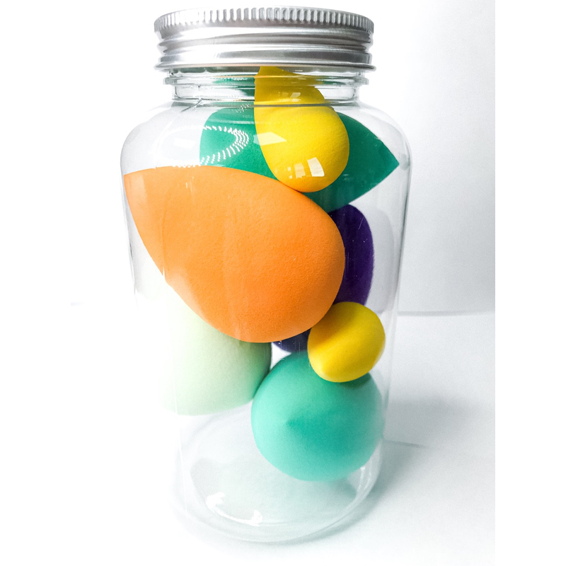 Китай Спонжи в банке 5 больших и 2 малых 