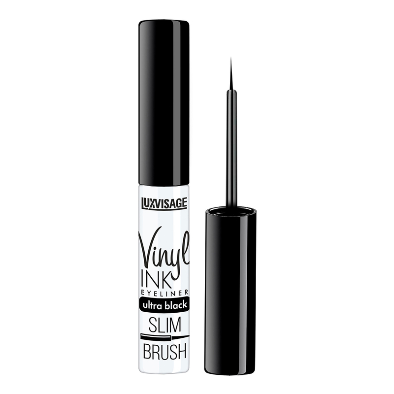 LUX visage Подводка д/глаз Vinyl INK ultra black