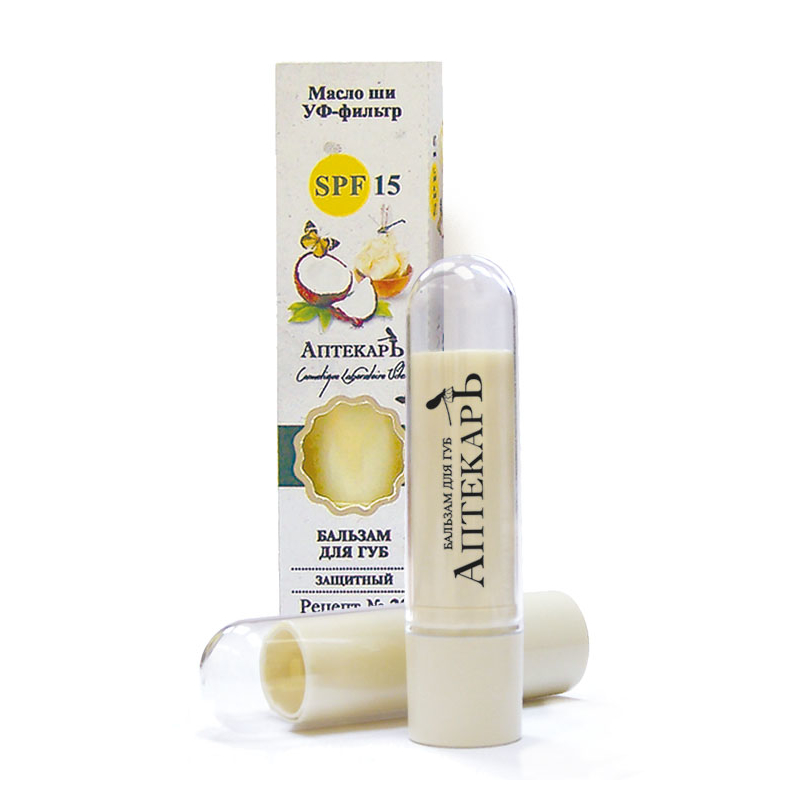 Biтэкс Аптекарь Бальзам д/губ Защитный 4г