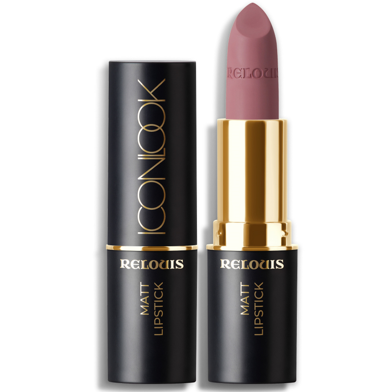 Relouis Помада губная матовая Icon Look, тон:04, Nude Liberté