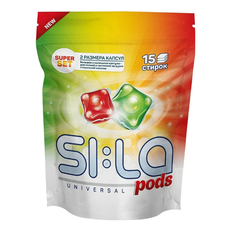 SI:LA SuperSet Набор 2 размера капсул UNIVERSAL 15шт
