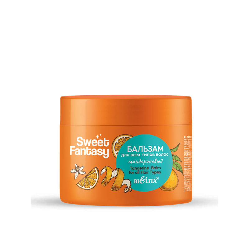 Bielita SWEET FANTASY Мандариновый Бальзам для всех типов волос 300мл 
