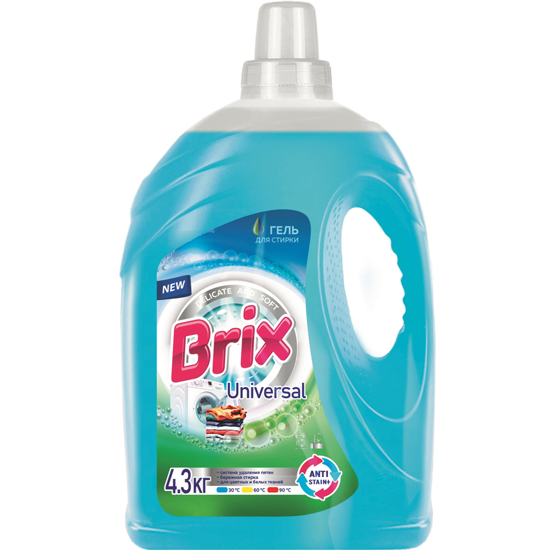 Ромакс Гель для стирки белья 4,3кг BRIX Universal 