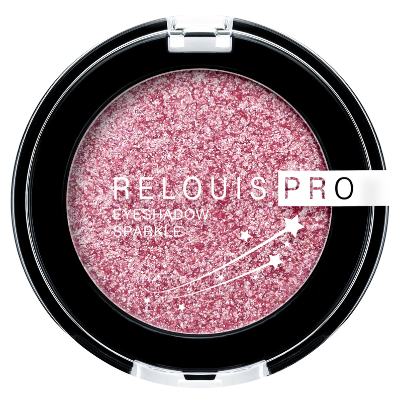 Relouis Тени для век PRO Eyeshadow Sparkle тон 03 candy pink
