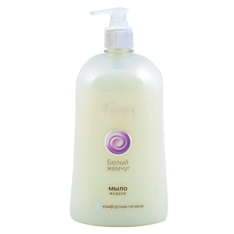 Ромакс Мыло Жидкое 1л Белый жемчуг 