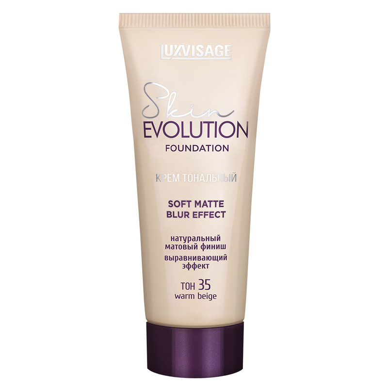 LUX visage Крем тональный  Skin EVOLUTION soft matte blur effect 35 Warm beige  
