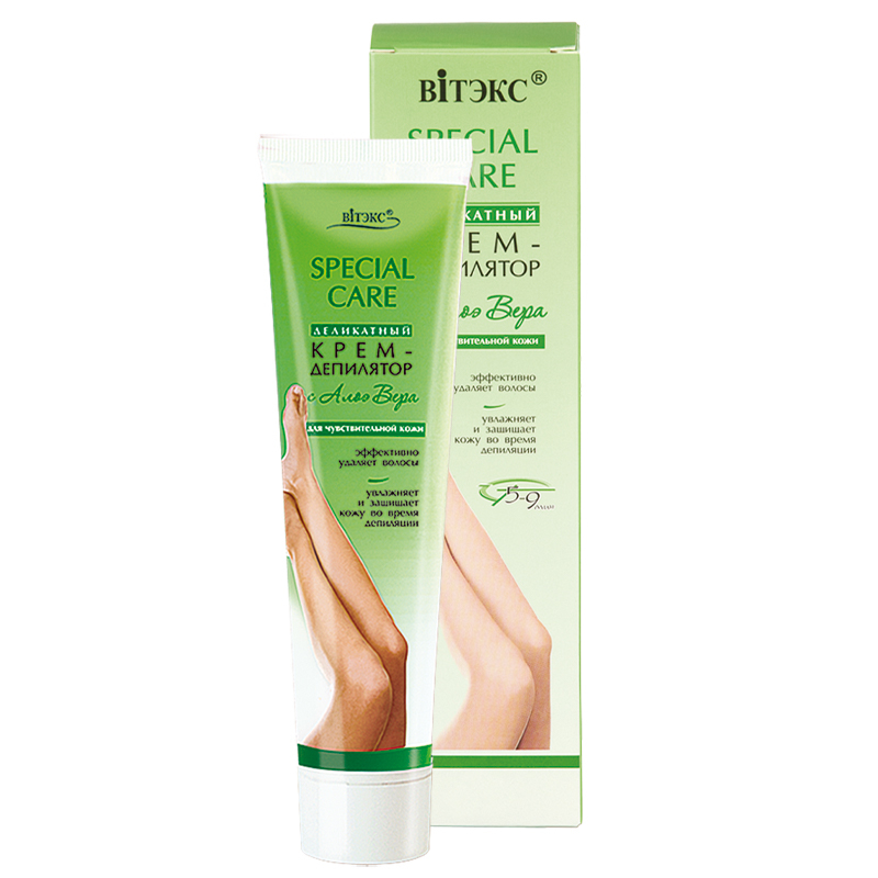 Biтэкс Special Care Крем-депилятор Деликатный с Алоэ Вера д/чувствительной кожи 120мл