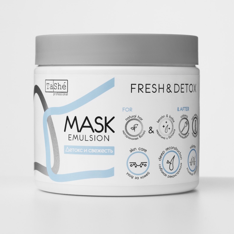Tashe professional Маска-детокс для волос Fresh & Detox 500мл