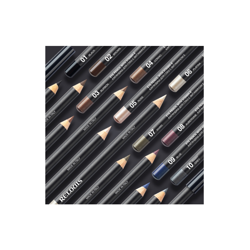 !Relouis Карандаш для глаз с витамином Е 04 coniac