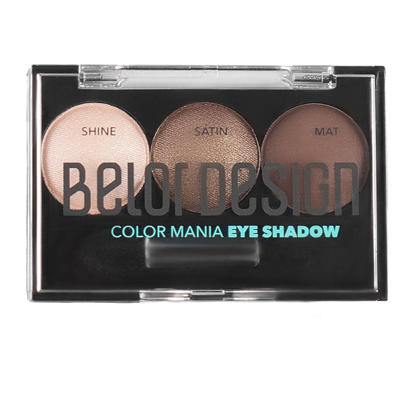 Belor Design Smart Girl Тени д/век 3 цв. COLOR MANIA тон 32