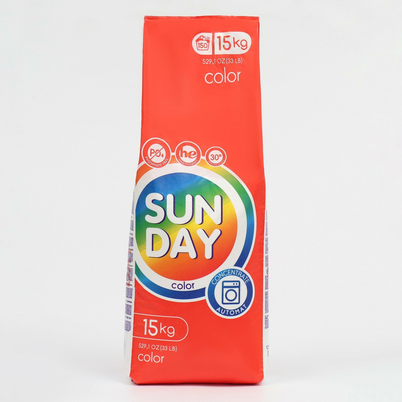 Стиральный порошок Sunday Автомат д/цветного 15кг