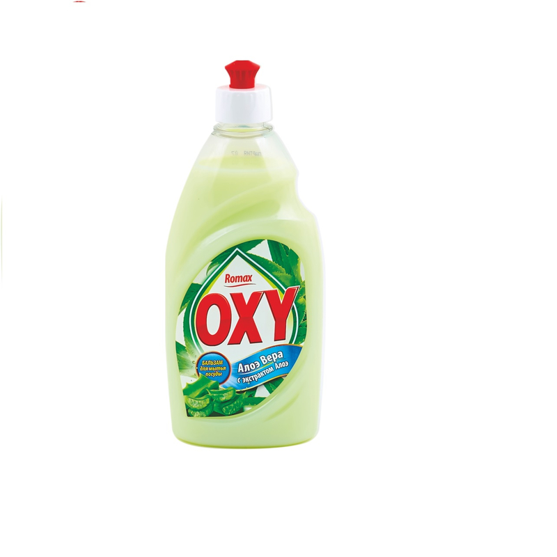 Ромакс Romax Oxy Бальзам д/мытья посуды Алое Вера 450мл