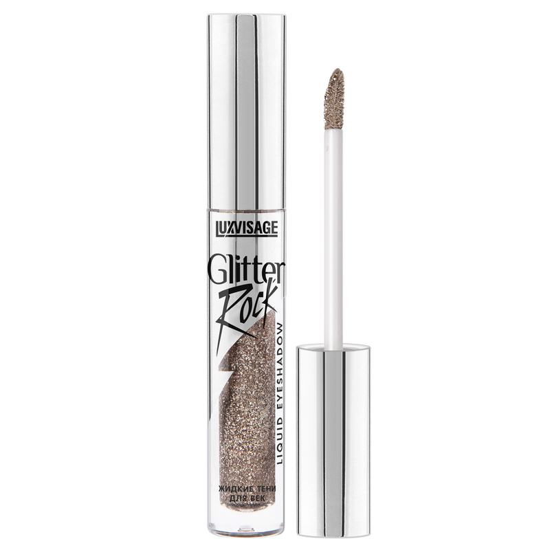 LUX visage Тени жидкие д/век Glitter Rock 304 Ice Brown