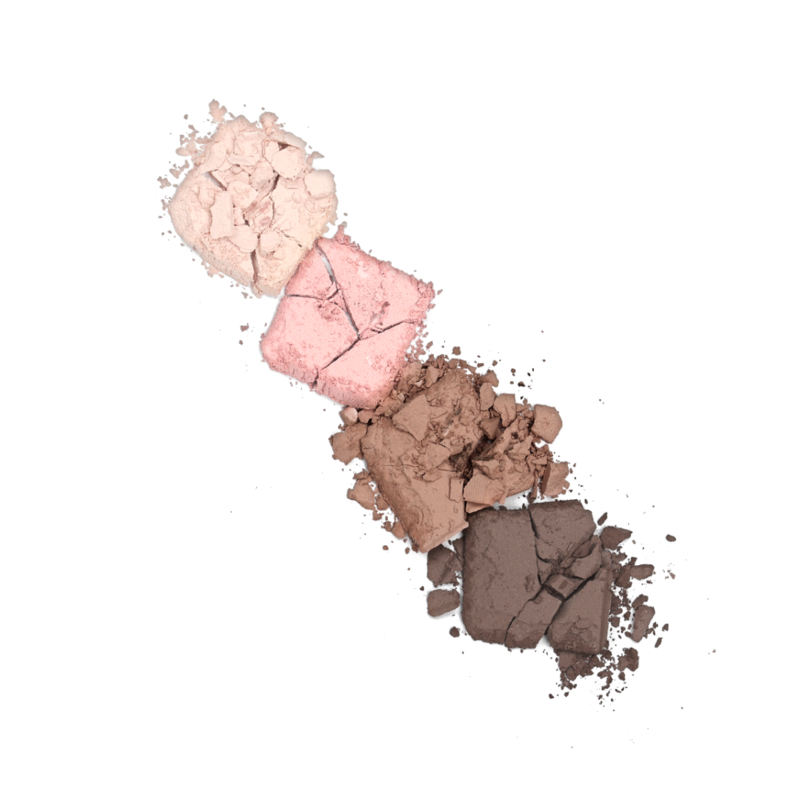 LUX visage Тени 4 цв Glam Look тон 01