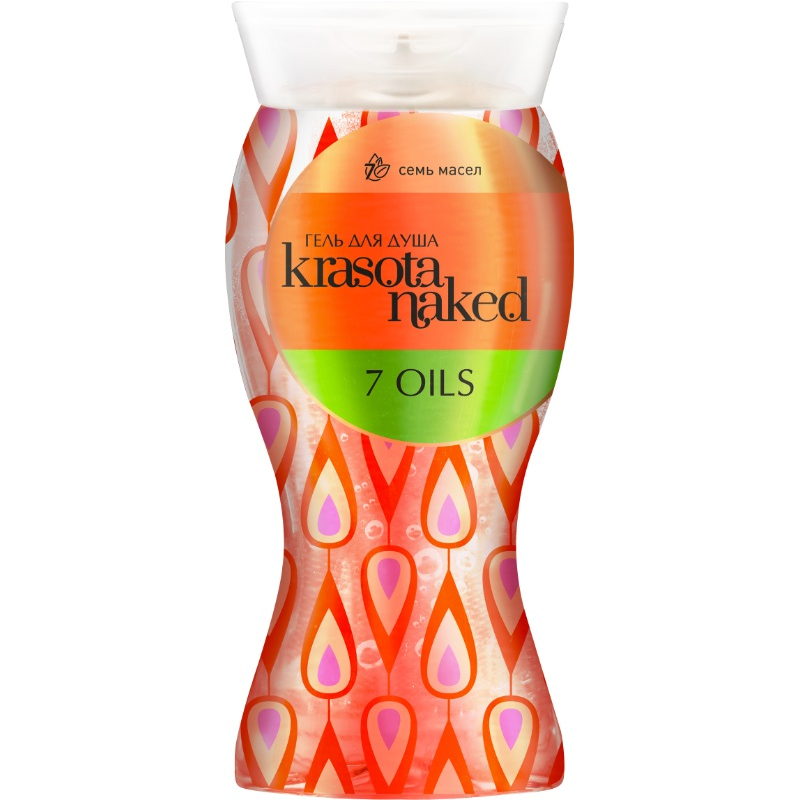 Krasota Naked Гель для душа 7 OILS 400 мл