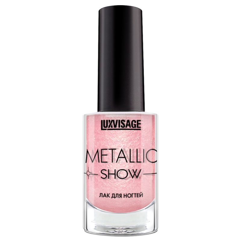 LUX visage Лак д/ногтей METALIC SHOW т 309 Розовый жемчуг