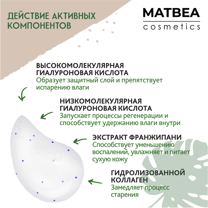 MATBEA cosmetics Сыворотка-концентрат гиалурон+коллаген 30мл 