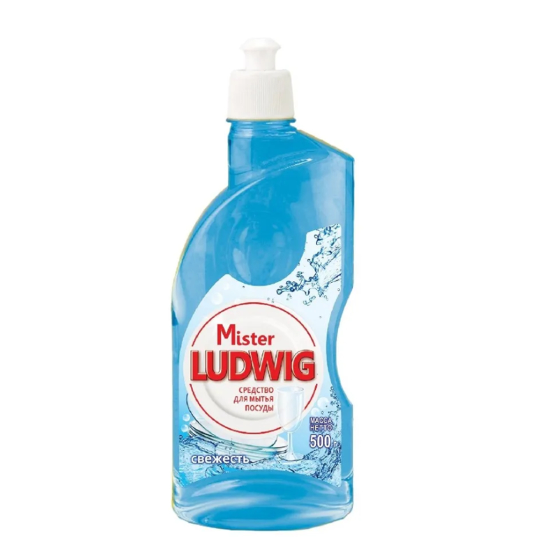 Ромакс Средство для мытья посуды "Mister Ludwig" Свежесть  500г 