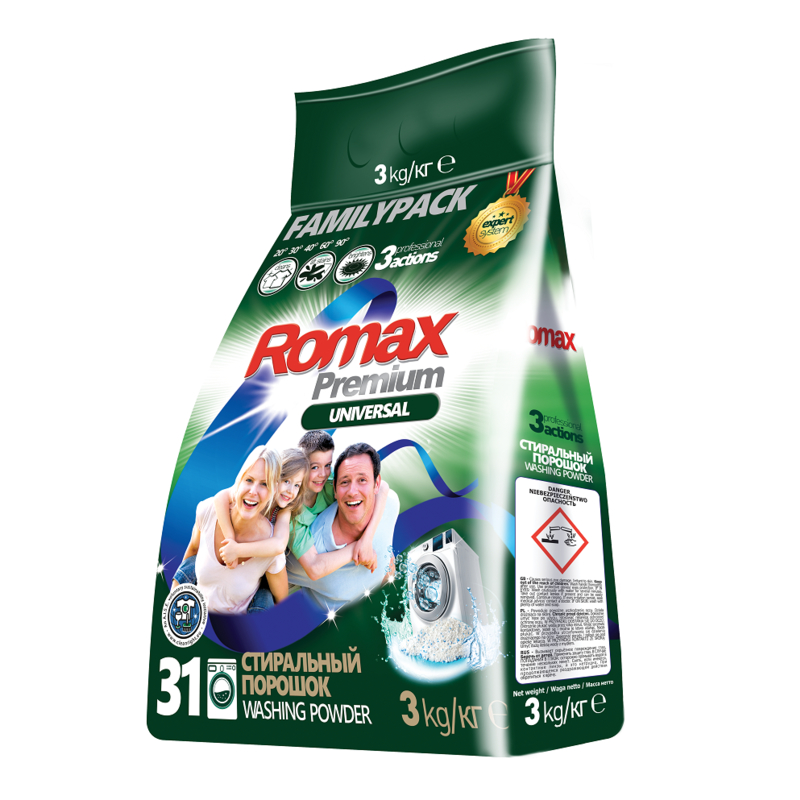 Romax Стиральный порошок Premium Universal 3кг