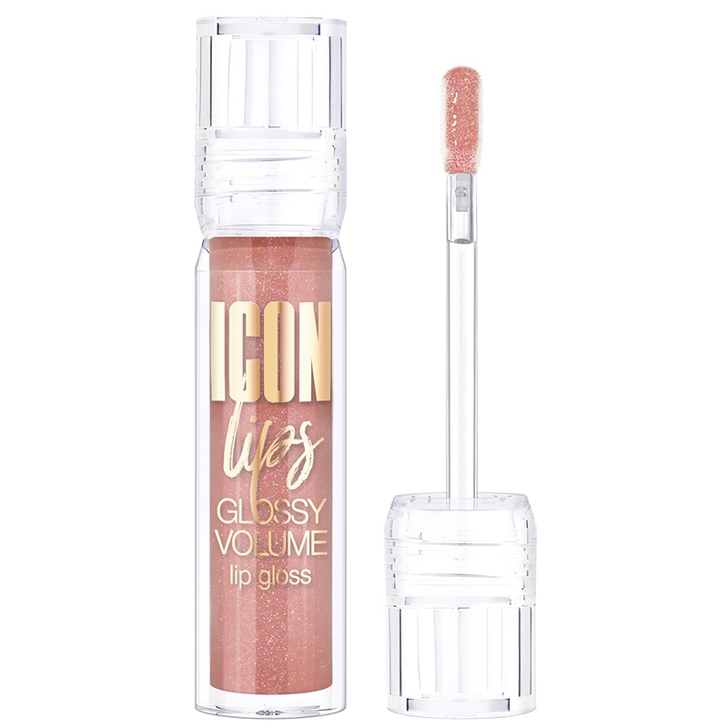 LUX visage Блеск д/губ с эффектом объема ICON lips glossy volume 505 Ice Beige