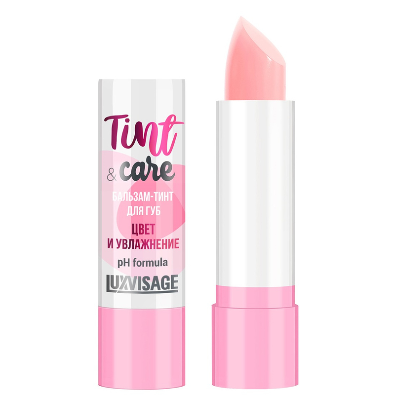 LUX visage Бальзам-Тинт д/губ Цвет и Увлажнение 01 Rose