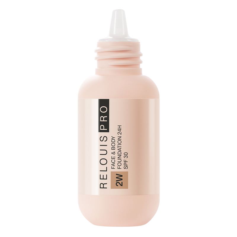 Relouis Крем тональный PRO Face&Body Foundation 24H SPF30 тон 2W средний оливковый