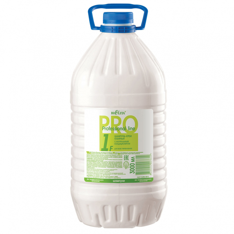 Bielita ПрофЛиния Шампунь-крем Кефирный с нат конд д/всех F 3л