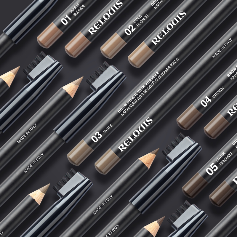Relouis Карандаш для бровей с витамином Е 03 taupe