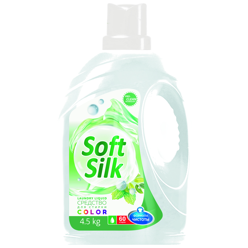 Ромакс Soft Silk Средство д/стирки жидкое д/Цветного белья Color 4,5кг