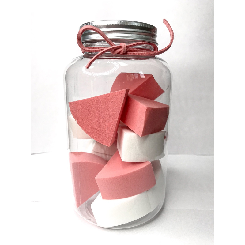 Китай Спонжи Треугольники в банке 12шт