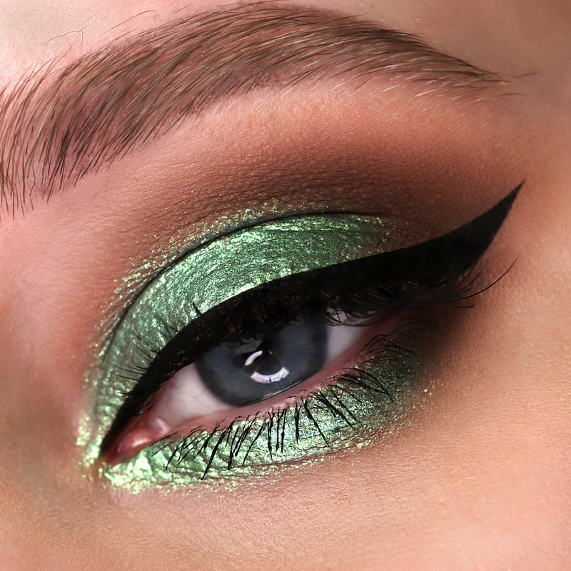 Relouis Тени д/век жидкие сияющие PRO Sparkle Liquid Eyeshadow 35 Miracle Green