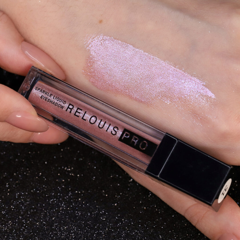 Relouis Тени д/век жидкие сияющие PRO Sparkle Liquid Eyeshadow 31 Pink Party