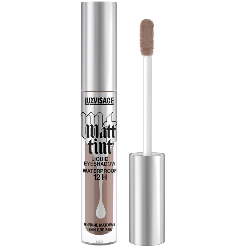 LUX visage Тени жидкие матовые Matt tint waterproof 12H 108 Grey Taupe