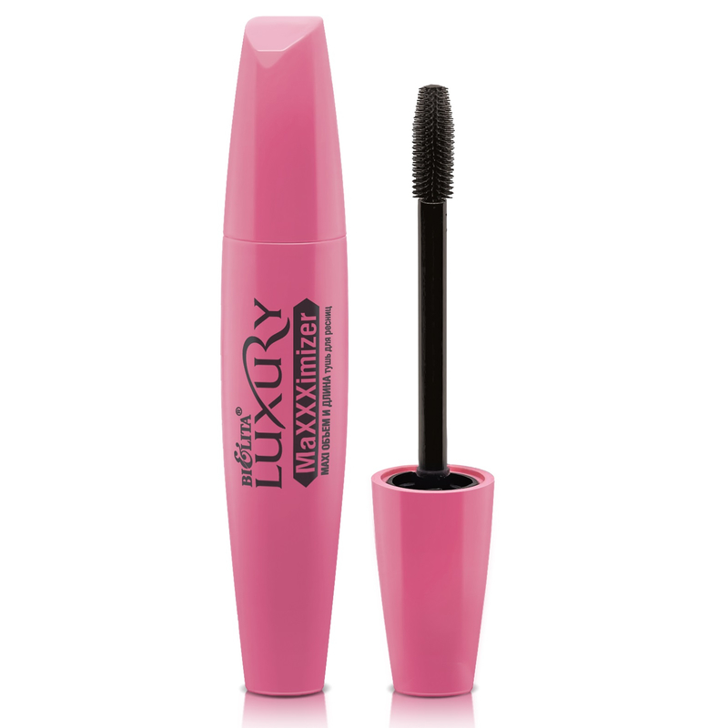 Bielita Тушь для ресниц  LUXURY MaXXXimizer MAХI объём и длина чёрная 15мл 