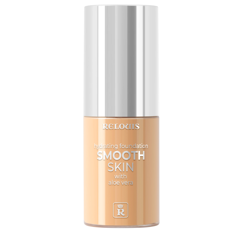 Relouis Крем тональный увлажняющий Smooth Skin с алоэ вера 04 песочный бежевый