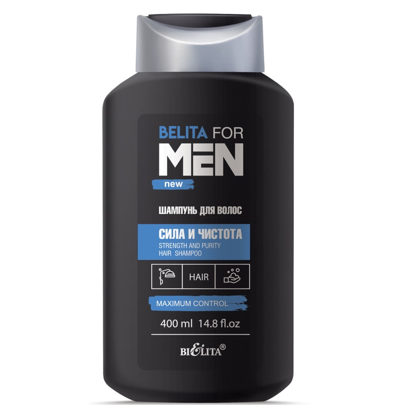 Bielita For Men Шампунь для волос Сила и чистота 400мл